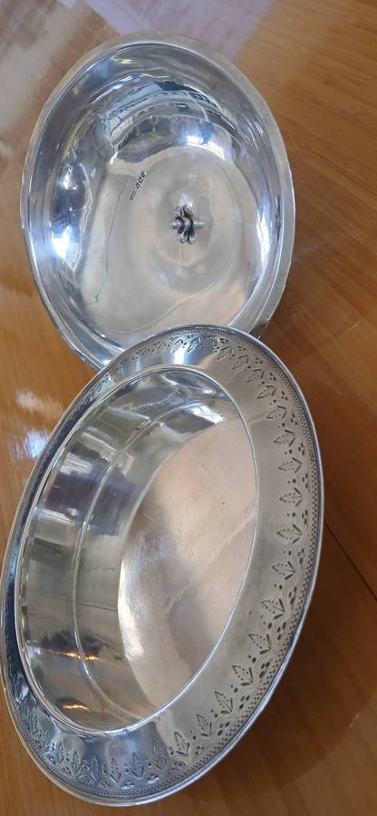 Silver Hallmarked Bowl with Lid