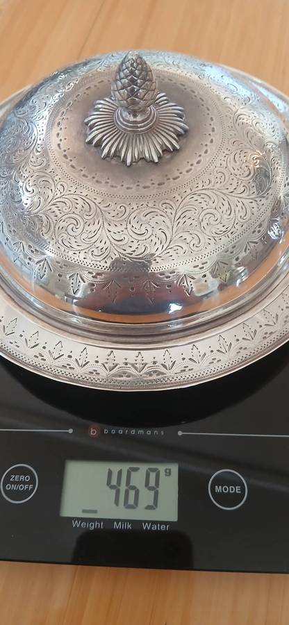 Silver Hallmarked Bowl with Lid