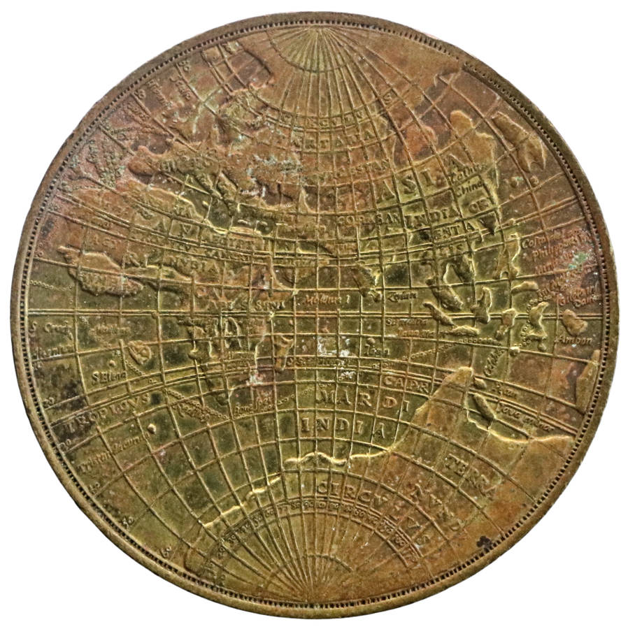 Circumnavigation of the Earth 1580 Commemorative Medallion the golden hinde