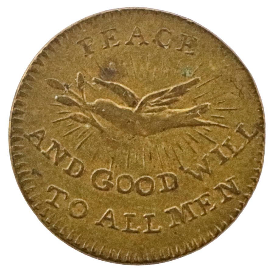 1801 United States of America The Desire of the People Copper medallion