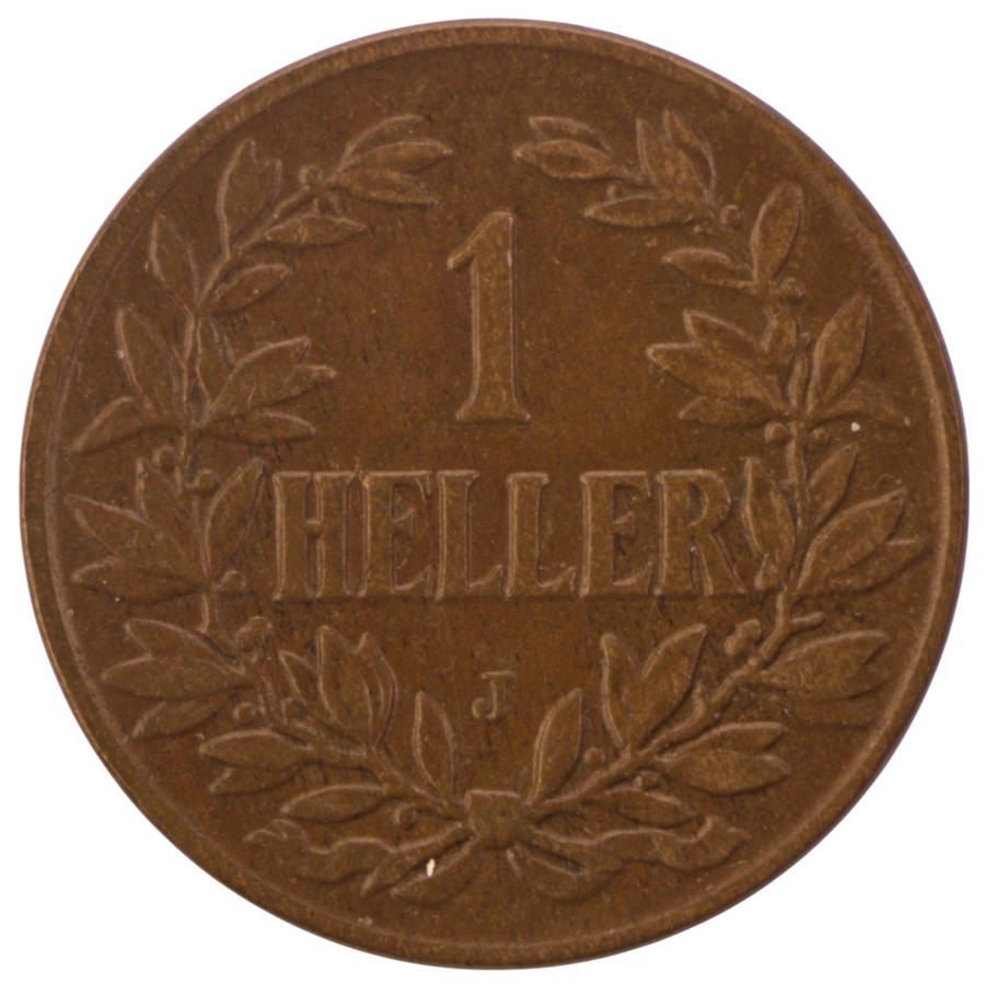 1907-J German East Africa 1 Heller KM#7