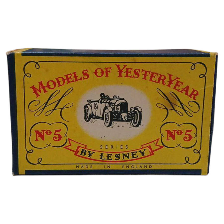 R0 Start-HUGE Car Collection Sale -Matchbox Lesney Models of Yesteryear 1929 Y5A LeMans Bentley V-4