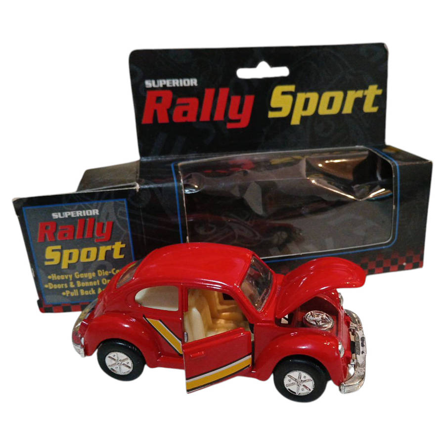R0 Start-HUGE Car Collection Sale -Sunnyside Die Cast Metal VW Bug 1/36 Scale in original box