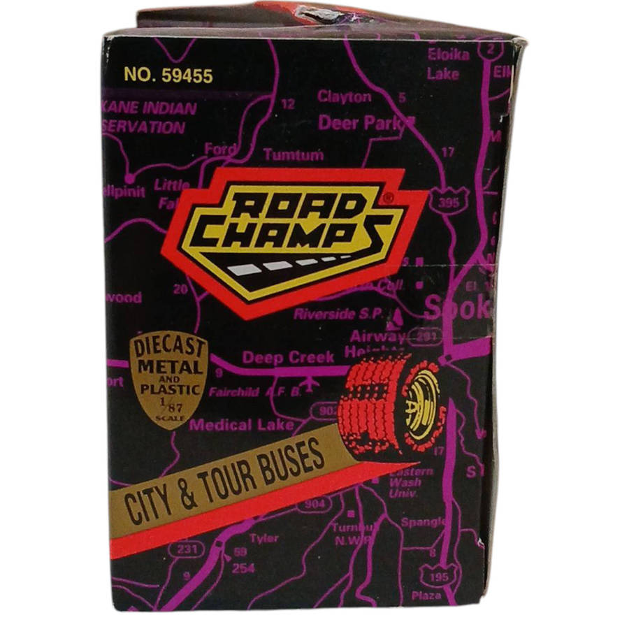 R0 Start-HUGE Car Collection Sale -Road Champs Minneapolis/St Paul City Bus 5" in Original Box