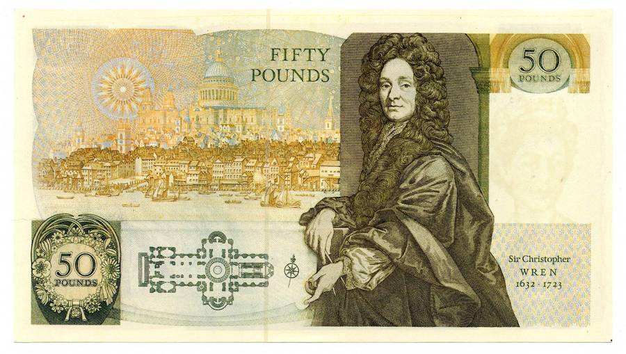1981-93 Great Britain £50 Prop Note [Reproduction for Film]