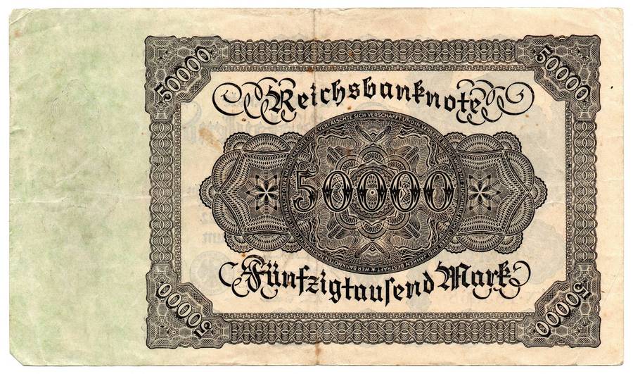 1922 German Berlin Reichsbanknote 50 000 Mark Pick#80