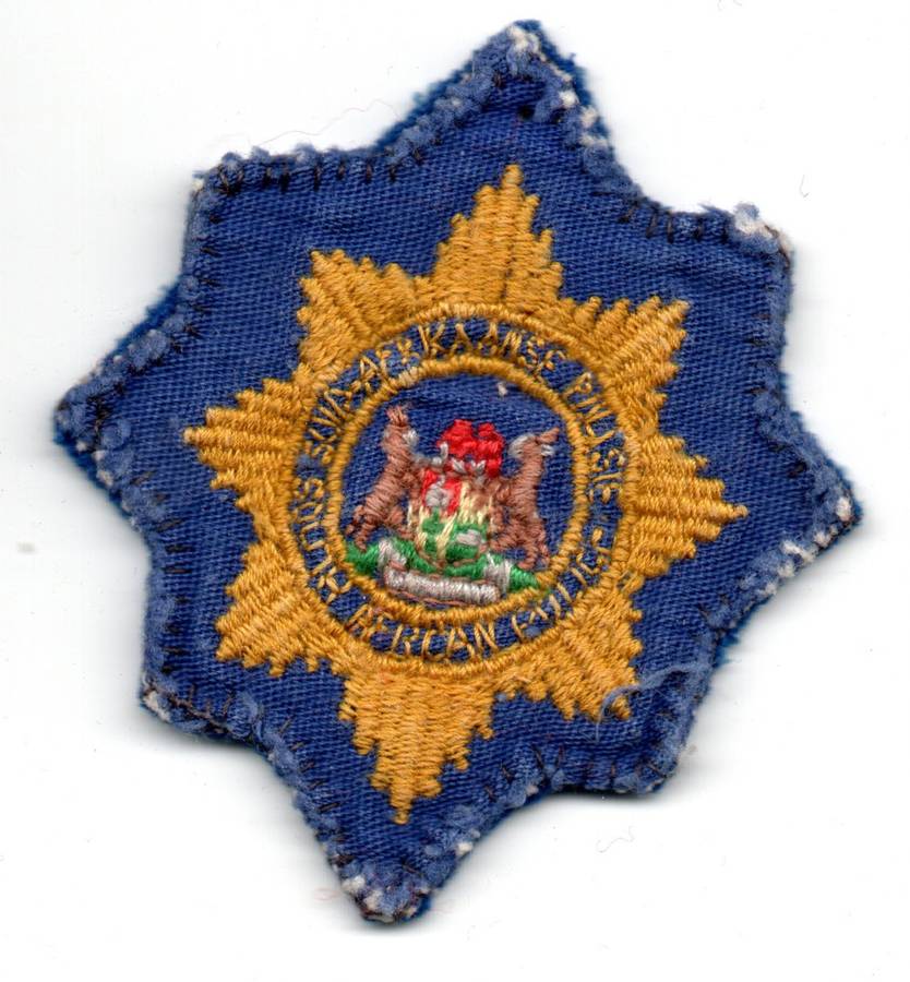 South Africa Police Material Patch 57mm x 63mm