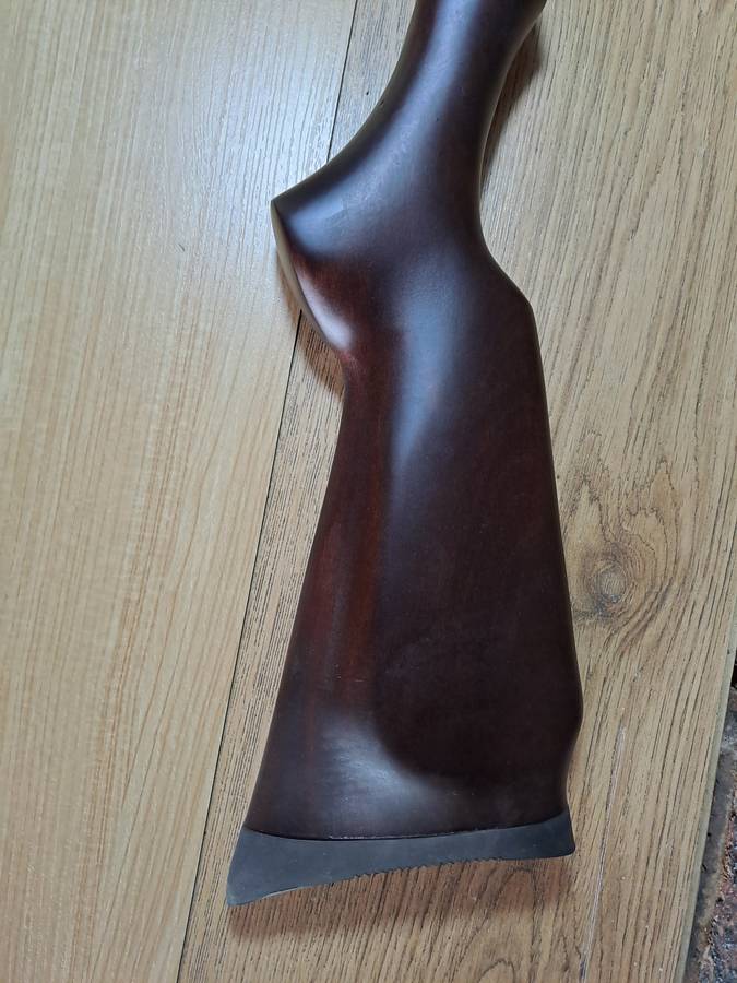 Air rifle but stock dark hard wood new replacement part