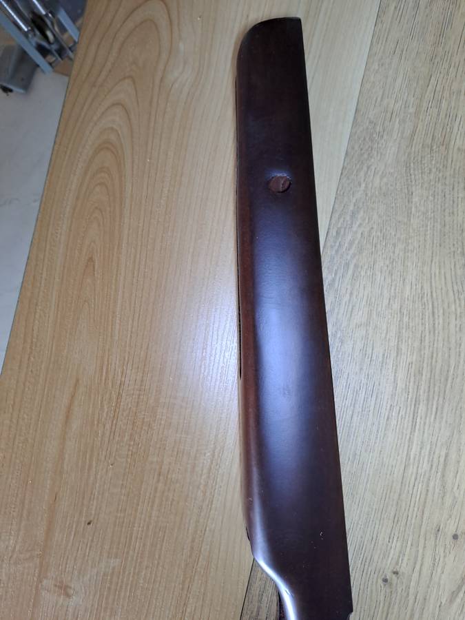 Air rifle but stock dark hard wood new replacement part