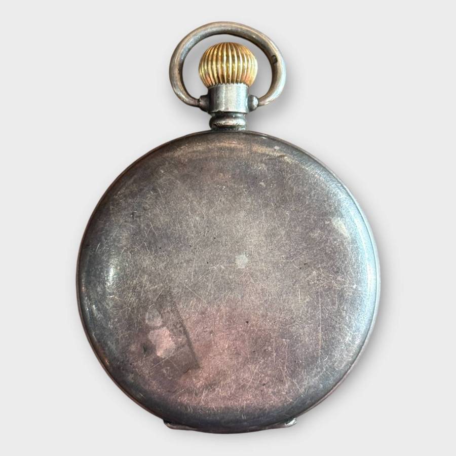Antique Dennison Sterling Silver Watch Case  Presentation Piece, 1921 (Extremely Rare Case)