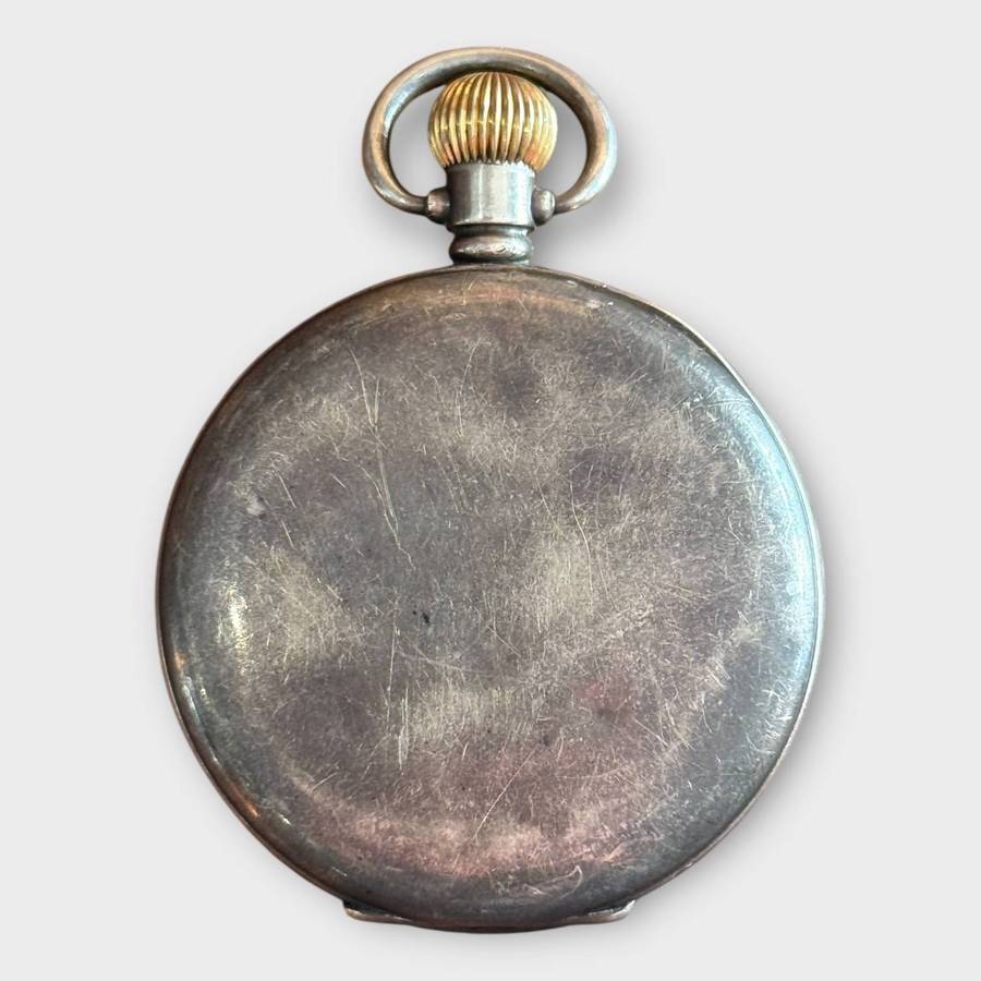 Antique Dennison Sterling Silver Watch Case  Presentation Piece, 1921 (Extremely Rare Case)
