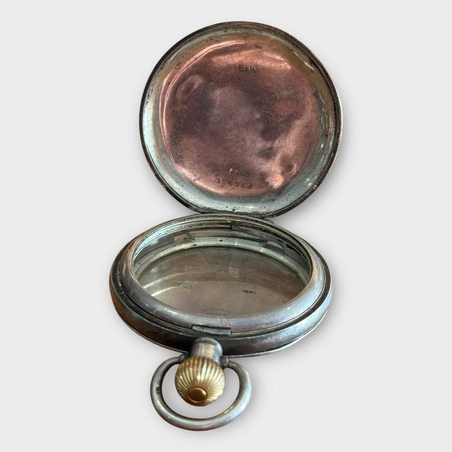 Antique Dennison Sterling Silver Watch Case  Presentation Piece, 1921 (Extremely Rare Case)