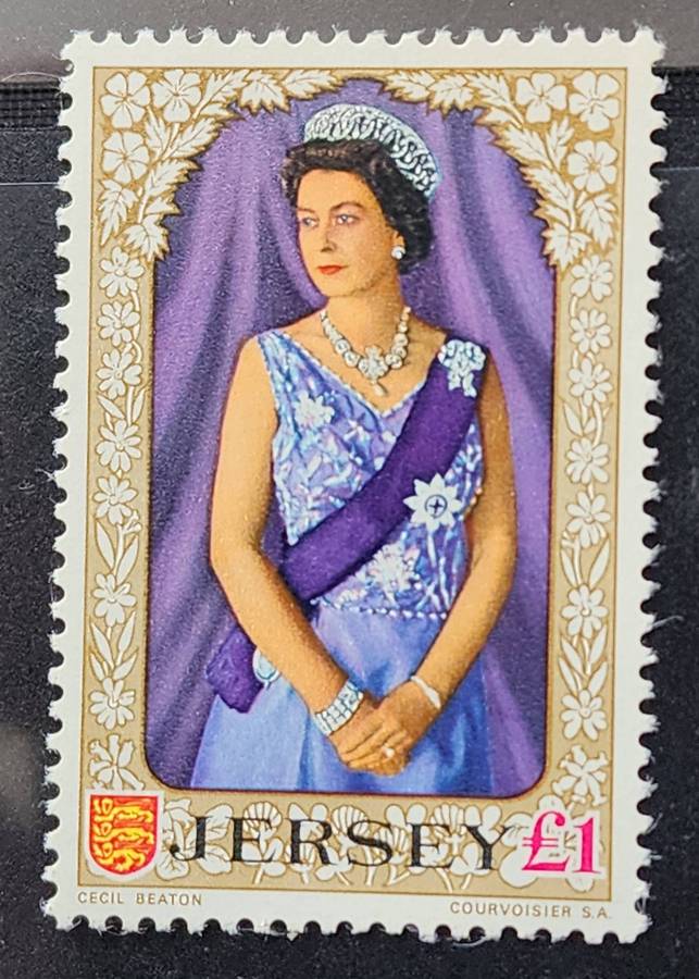 Jersey - Beautiful high value QEII 1969 £1 (SG29) MNH - gorgeous addition to any collection!