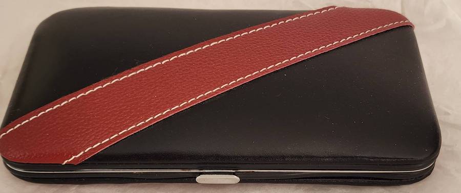 9 PC Personal MANICURE set, Stainless steel, in box- magnificent quality set, SO STYLISH