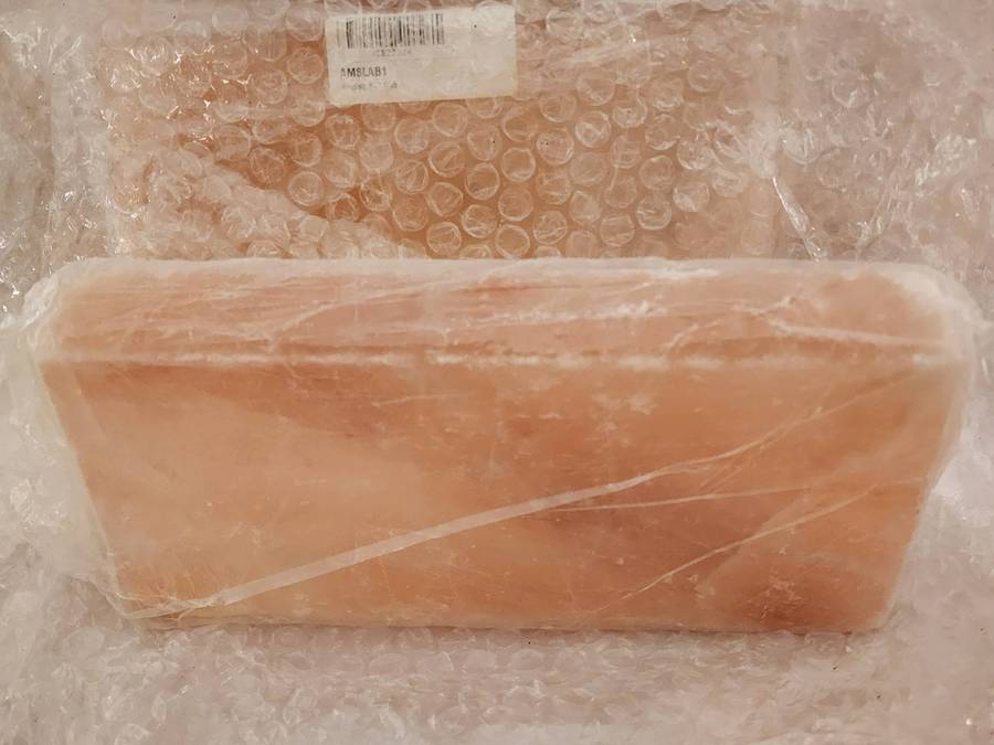 Himalayan Pink Salt Cooking Blocks (2) 1,4 kg Natural Grill Slab (ex Yuppi CHEF "Amoleh)- BRAND NEW!