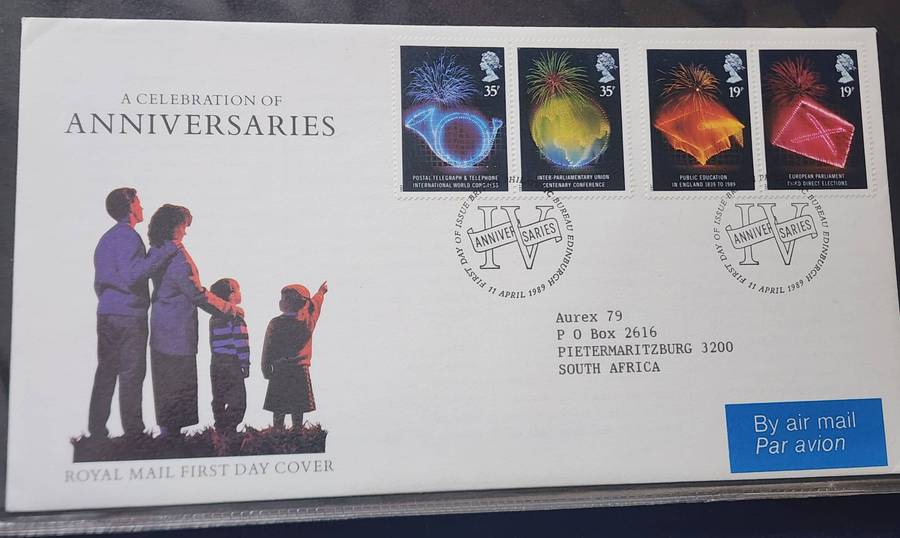 STAMPS - GB FDC's (2) RSPCA Animals & GB Anniversaries- 1989 /90 superb covers, lovely topics!