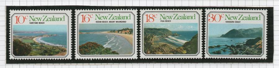 New Zealand 1977 Seascapes set of 4 unmounted mint. SG 1145-8. Cat £1,10 (2012)