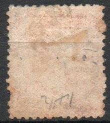 Antigua 1872 QEII 1d lake perf 12½ fine used. SG 13. Cat £17 (2022)