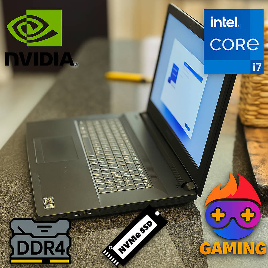 Gigabyte Sabre 17 i7 | GTX Graphics | 16GB RAM | 500GB SSD + HDD + Headphones + Backpack *BUNDLE*