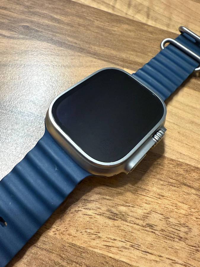 Apple Watch Ultra 2 with Navy Ocean Band  49mm  V
