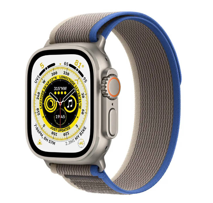 Apple Watch Ultra (1st Gen) 49mm Titanium, many extras