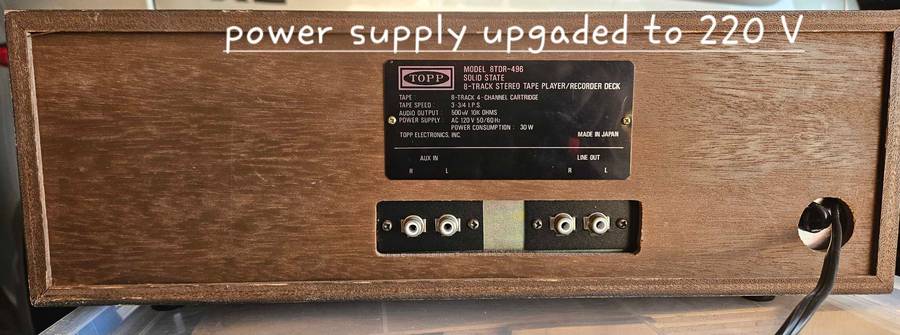 Juliette 8 track Casette recorder