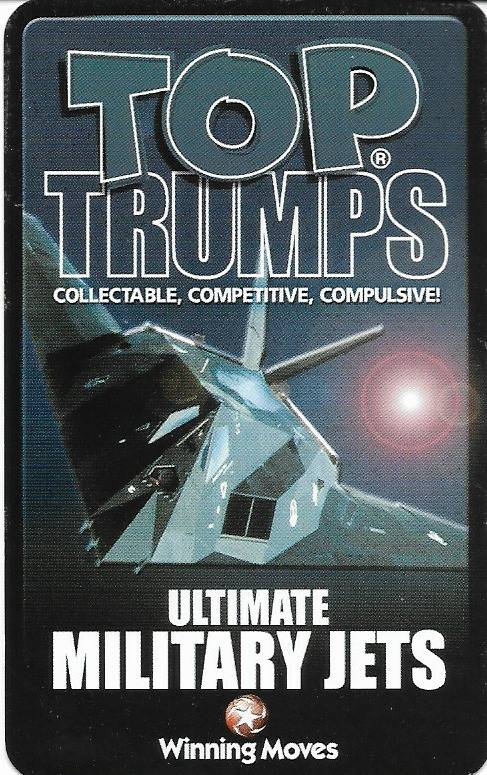 Top Trumps Ultimate Military Jets