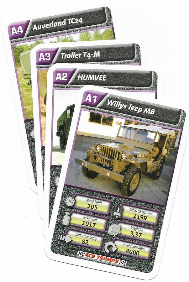 Ace Trumps Jeeps
