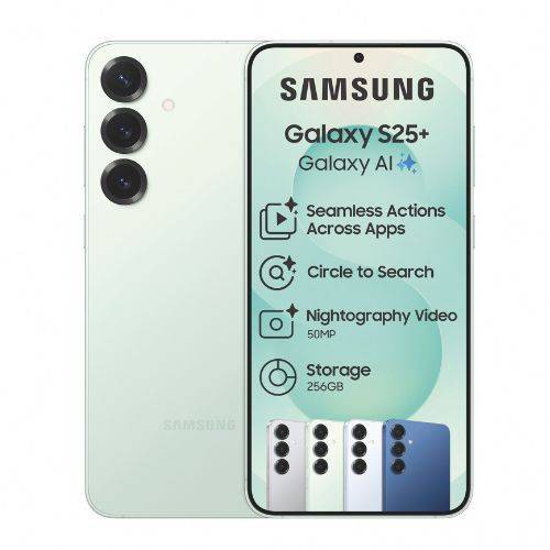 Samsung Galaxy S25+ 5G 512GB Dual Sim - Mint