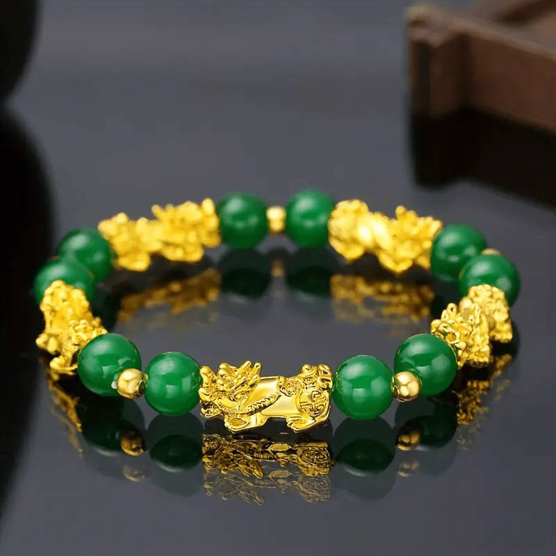 Fortune Lucky Dragon Charm Good Luck Bracelet