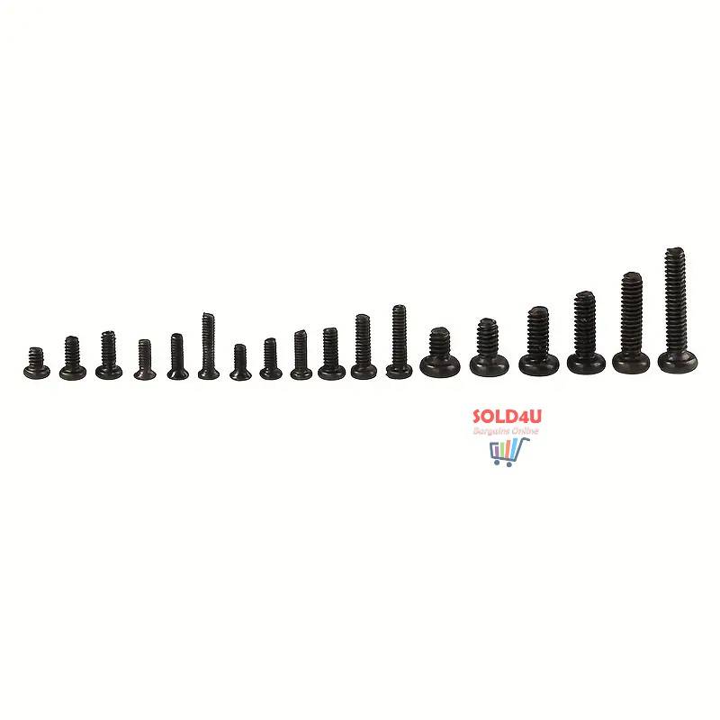 500-Piece Carbon Steel Screws Assortment Kit - 18 TYPES - Laptop Notebook Screws Set Kit Assorted