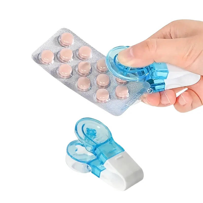 Compact Pill Dispenser with Capsule Opener