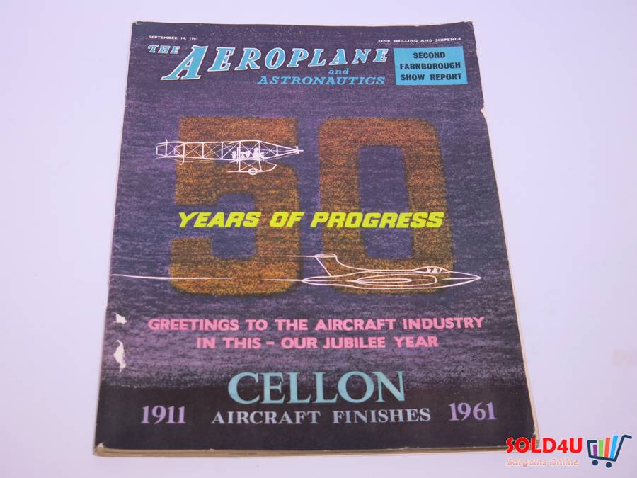 The Aeroplane and Astronautics Magazine 14 SEP 1961 - 1911 - 1961 - 50 Years of Progress