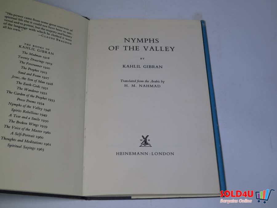 Nymphs of the Valley by Kahlil Gibran