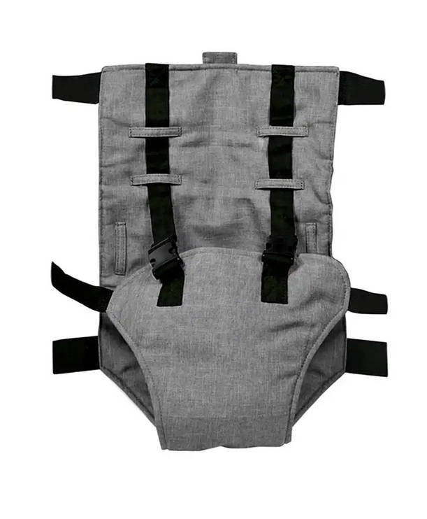 Baby Seat Harness Portable Safety Belt High Chair Belt for Toddlers (Grey)
