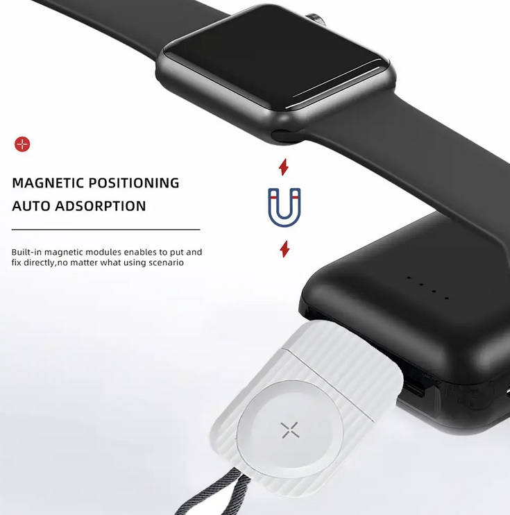 Portable Magnetic Wireless Charger Dock for Apple Watch Series