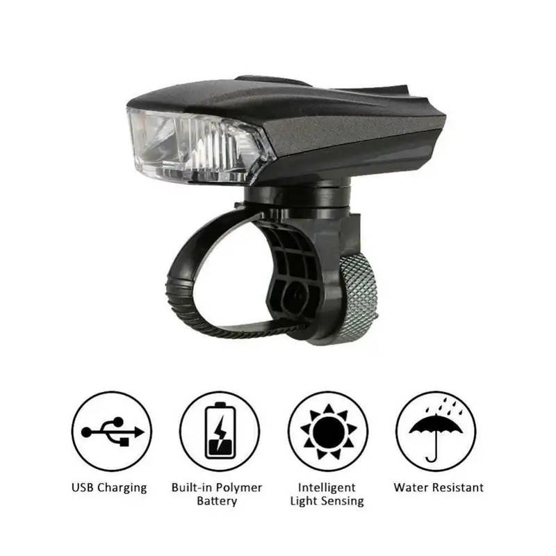 Bicycle Front Light Torch USB Rechargeable Lamp