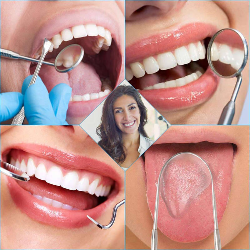 8 in 1 Professional Stainless Steel Dental care Tool Kit