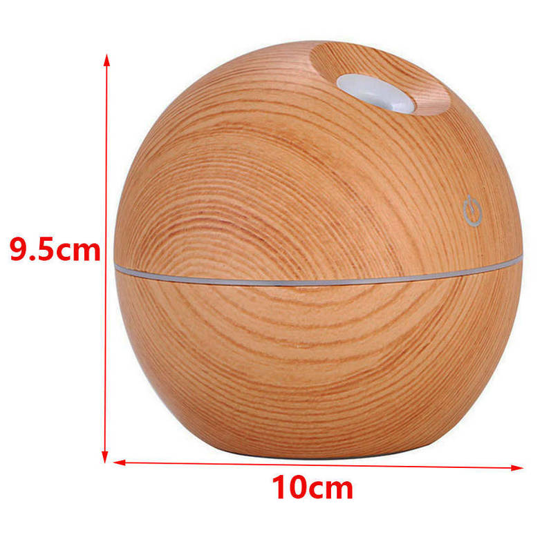130ml Wood Grain Essential Oil Diffuser