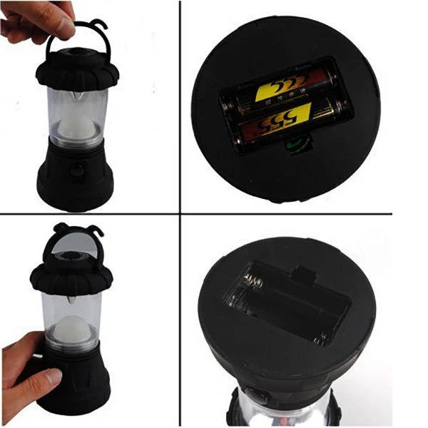 11 LED Bulbs Camping Fishing Bivouac Lantern Light built in Hook