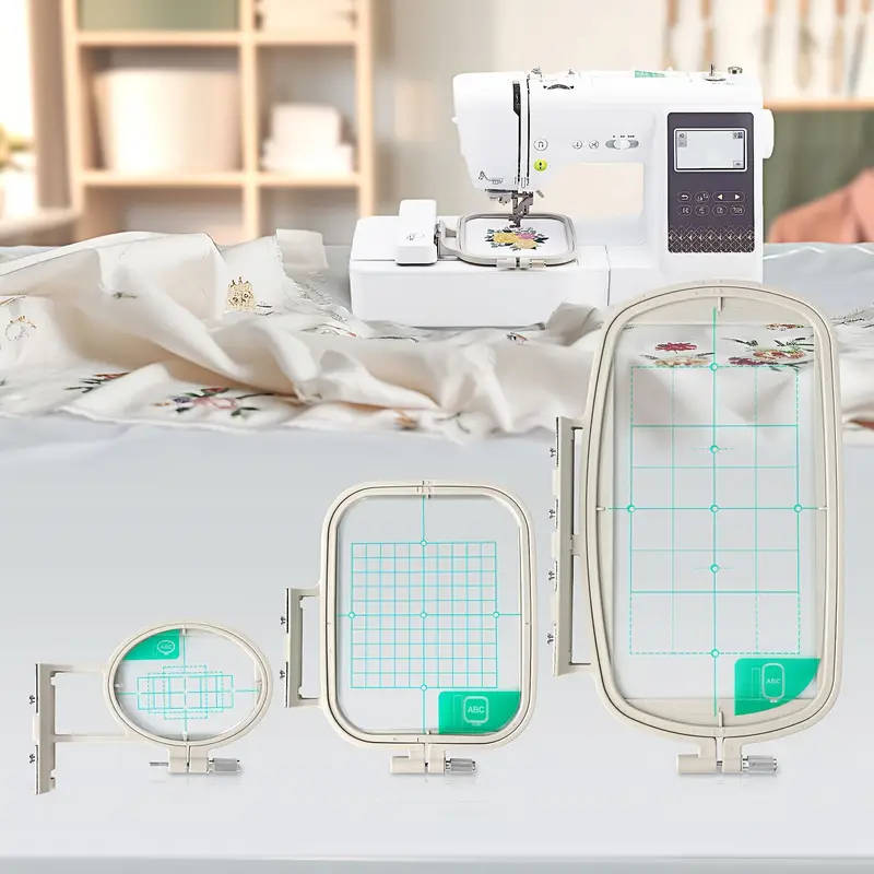 Embroidery Hoops Set for Brother Sewing Machines Set of 3
