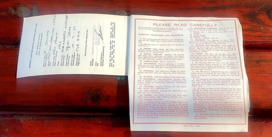 VINTAGE 1969 GENERAL MOTORS OWNERS BOOK