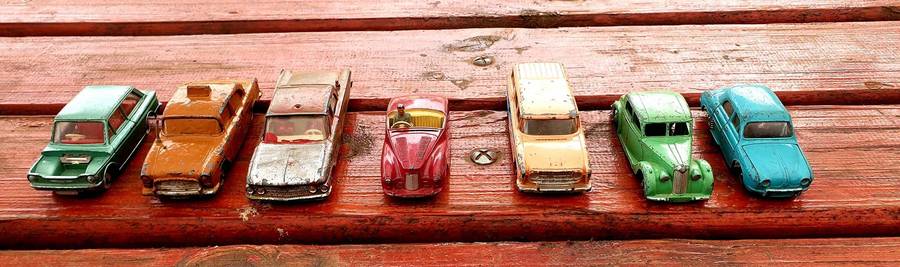 7 X 1/43 MECCHANO DINKY CARS