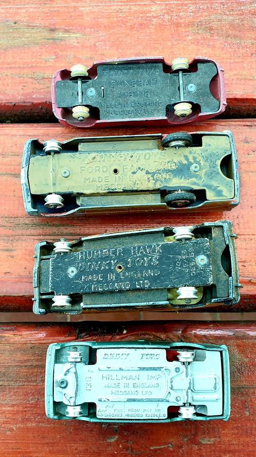 7 X 1/43 MECCHANO DINKY CARS
