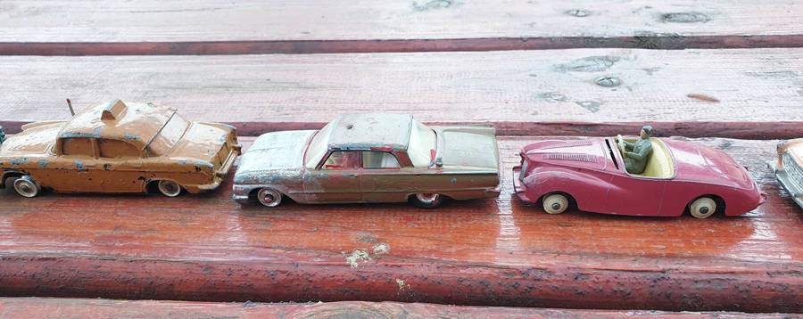 7 X 1/43 MECCHANO DINKY CARS