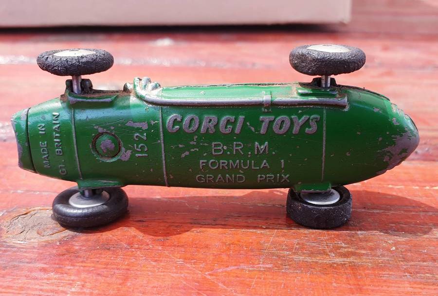 RARE 1958 CORGI NO 152 BRM GRAND PRIX 1/43 RACER