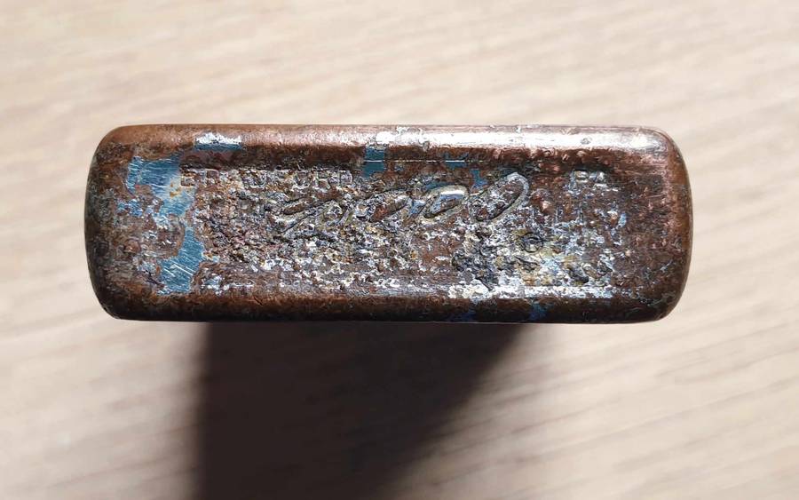 VIETNAM ZIPPO LIGHTER WELL USED