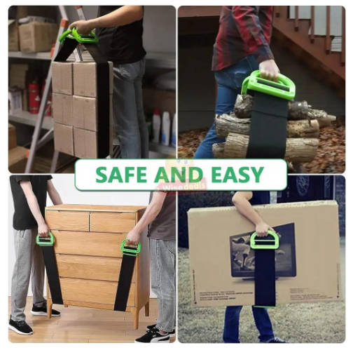 Adjustable Lifting and Moving Strap Lift and Carry Virtually Anything up to 275 KG