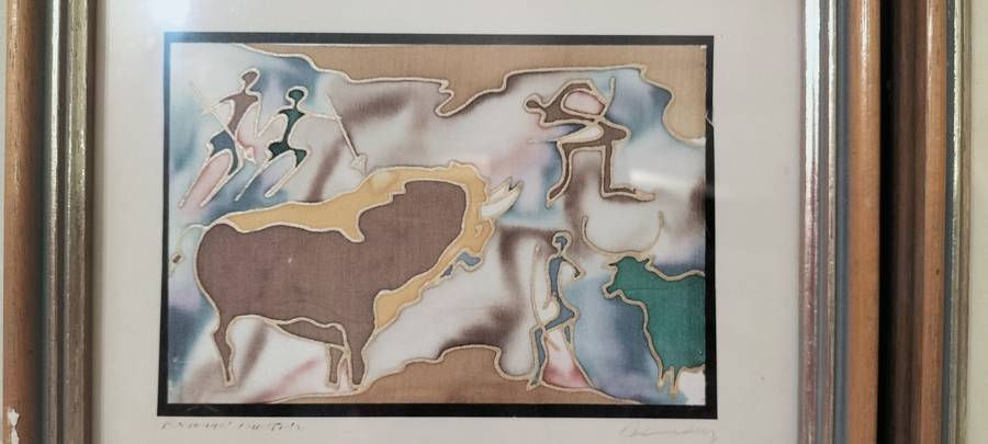 Beautiful Pair of Silkscreen Framed Artworks