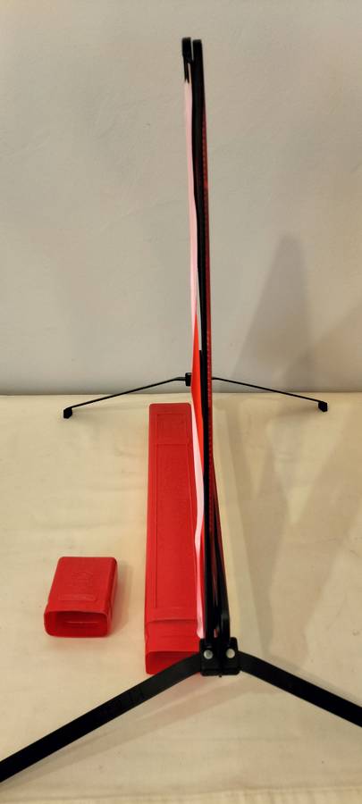 A Quality Homologado KL Fold Up Emergency Reflective Triangle with Stand in Holder.